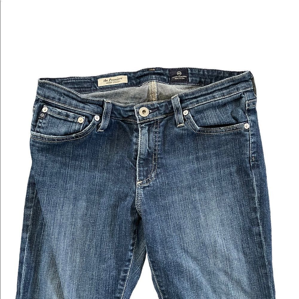 AG AdrianO Goldschmied The Premier Skinny Straight Jean Size 28x25 - Picture 2 of 9